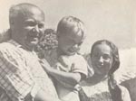 Белецкий с сыном Владимиром и дочерью Ириной