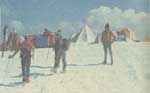 Пик Ленина. Проме-жуточный лагерь на высоте 5300 метров Фото В. Неворотина
